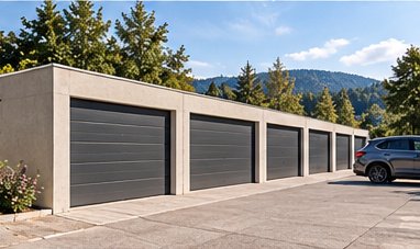 Garages — Architectural visualisation · Development concept